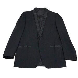 Hart Schaffner & Marx Tuxedo Jacket Size 42R Black
